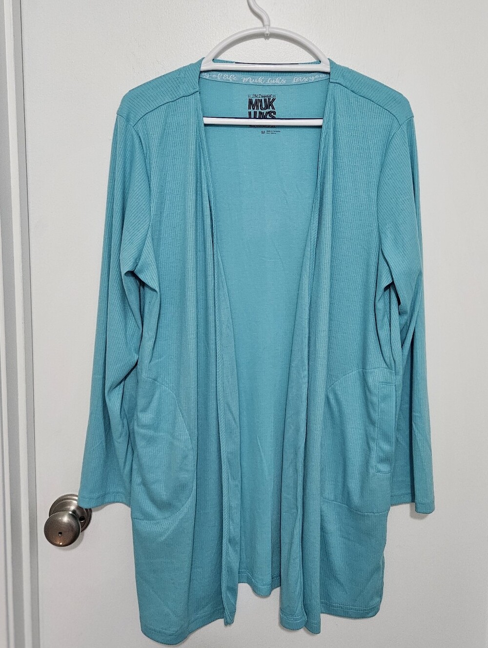 Muk Luks Open-Front Knit Cardigan Size‎ Medium